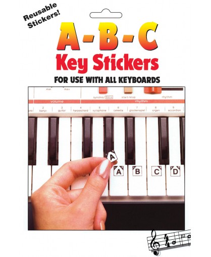 ABC KEYBOARD STICKERS PIANO